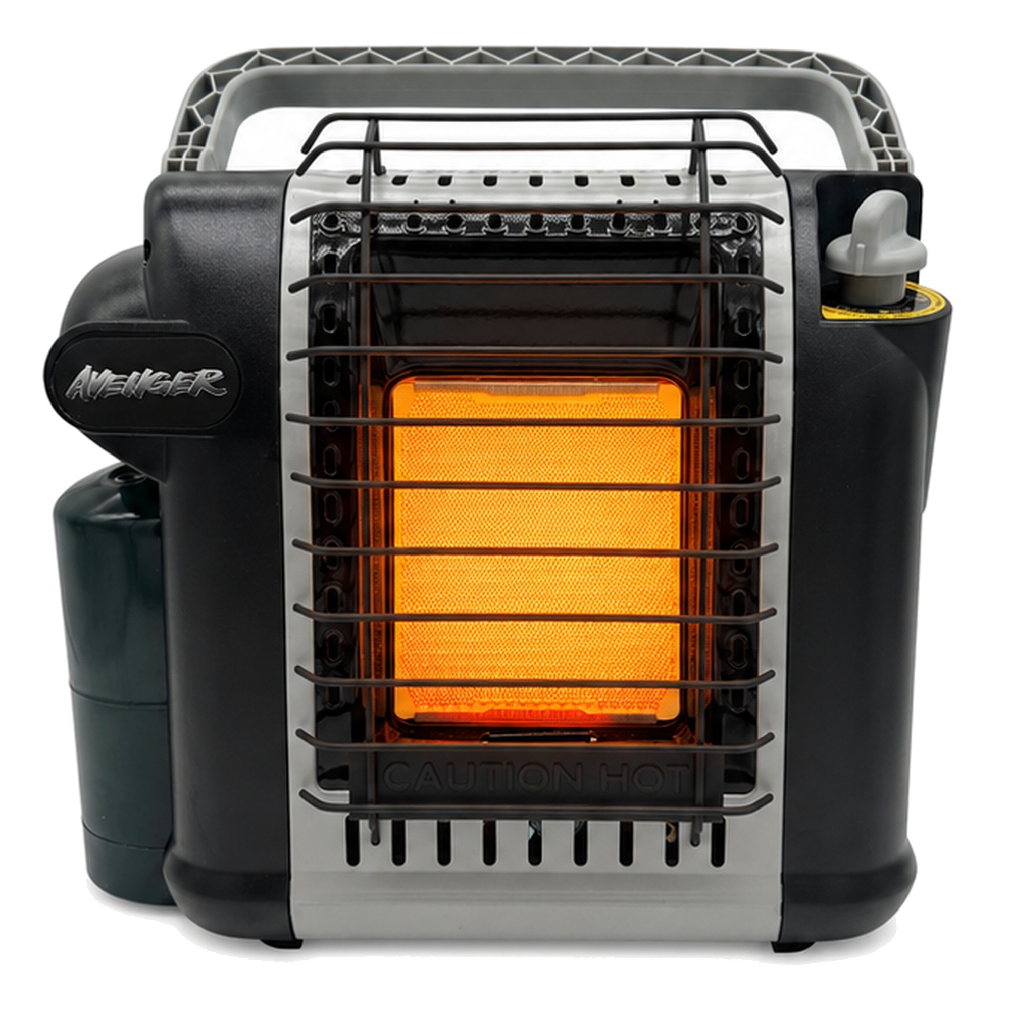 Avenger Portable Infrared Propane Gas Outdoor Heater - 9,000 BTU, Operates on 1 Lb. Propane Tank - Model# FBDPI9